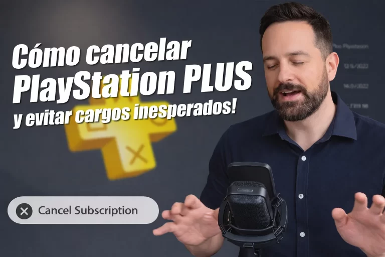 Cancelar suscripción PS Plus