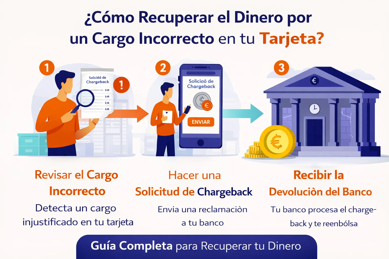 Chargeback en tarjeta Espana guia completa